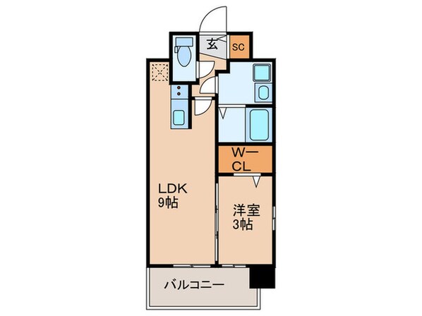 Ａｔｔｉｒａｎｔ西三国の物件間取画像